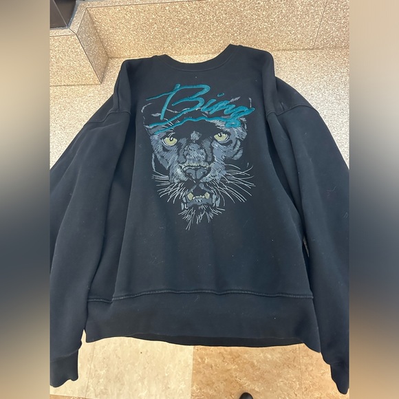 Anine Bing Kenny Panther Sweatshirt (small) - Picture 5 of 11